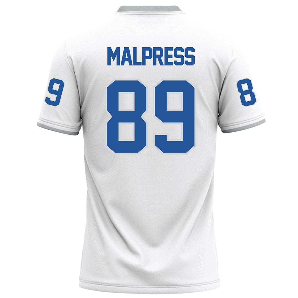MTSU - NCAA Football : Darnell Malpress - White Football Jersey-1