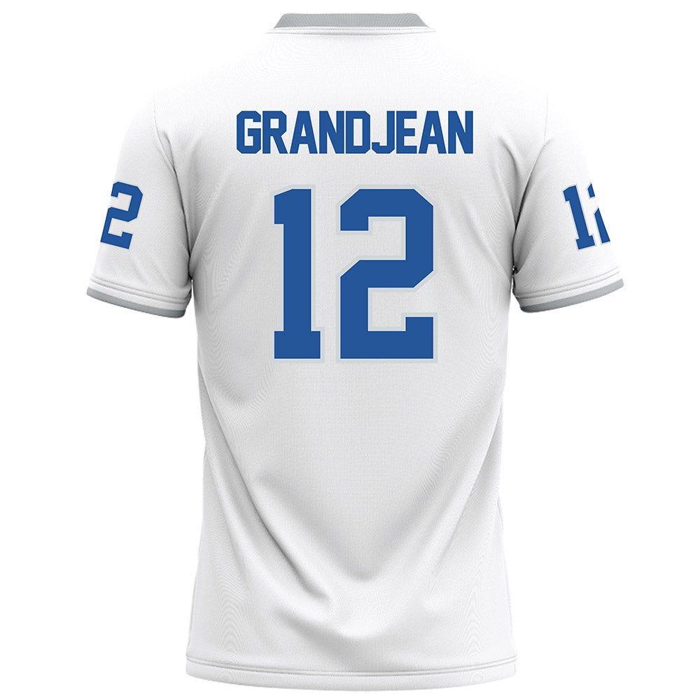 MTSU - NCAA Football : Peter Grandjean - White Football Jersey-1