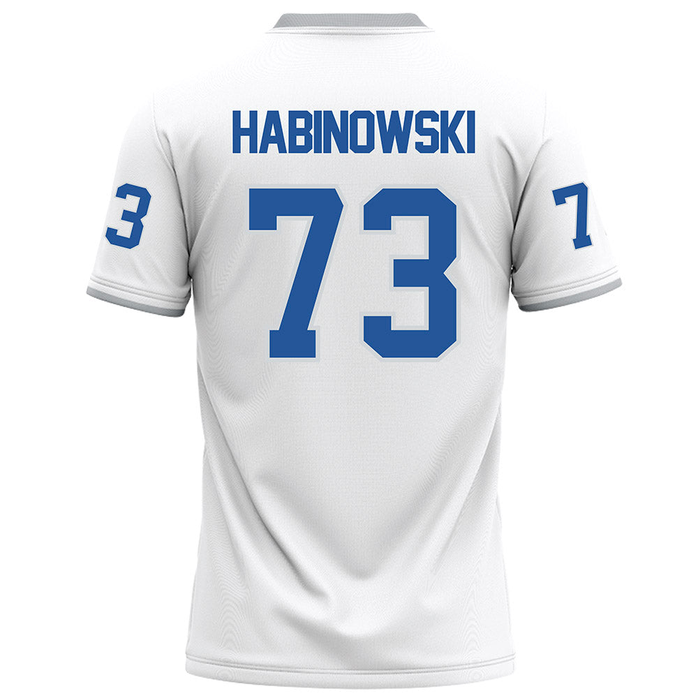 MTSU - NCAA Football : Joseph Habinowski - White Football Jersey-1