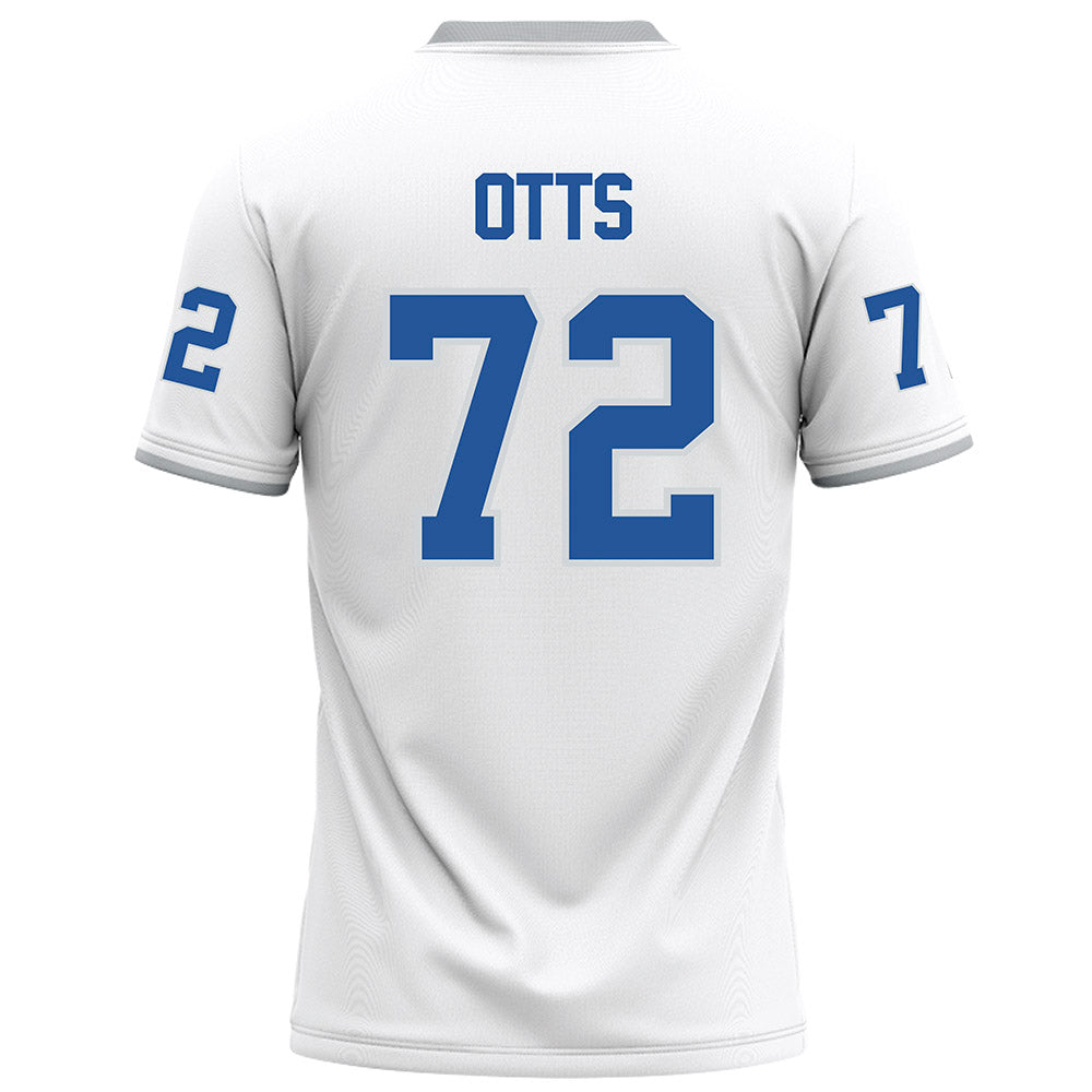MTSU - NCAA Football : Jacob Otts - White Football Jersey-1
