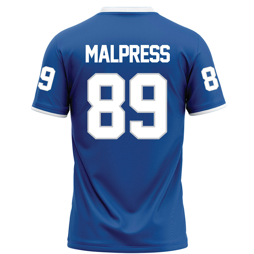 MTSU - NCAA Football : Darnell Malpress - Blue Football Jersey-1