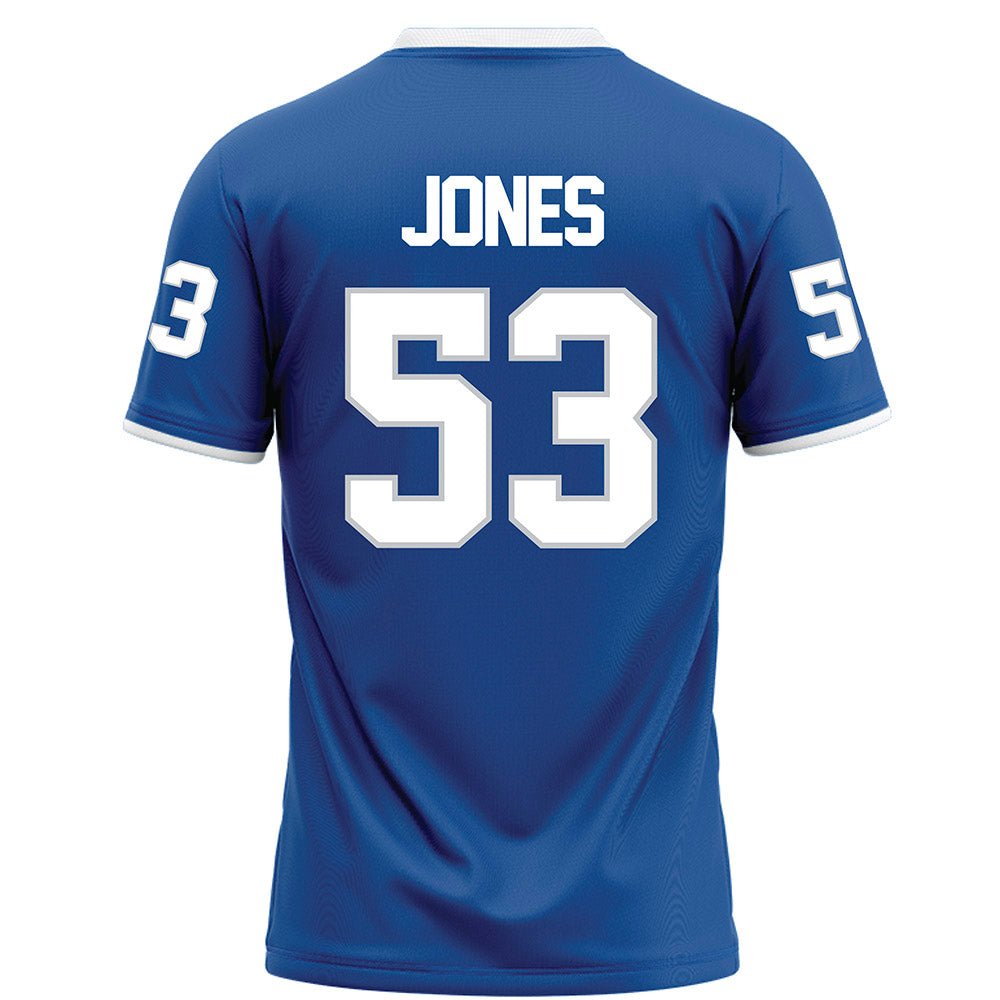 MTSU - NCAA Football : Roman Jones - Blue Football Jersey-1