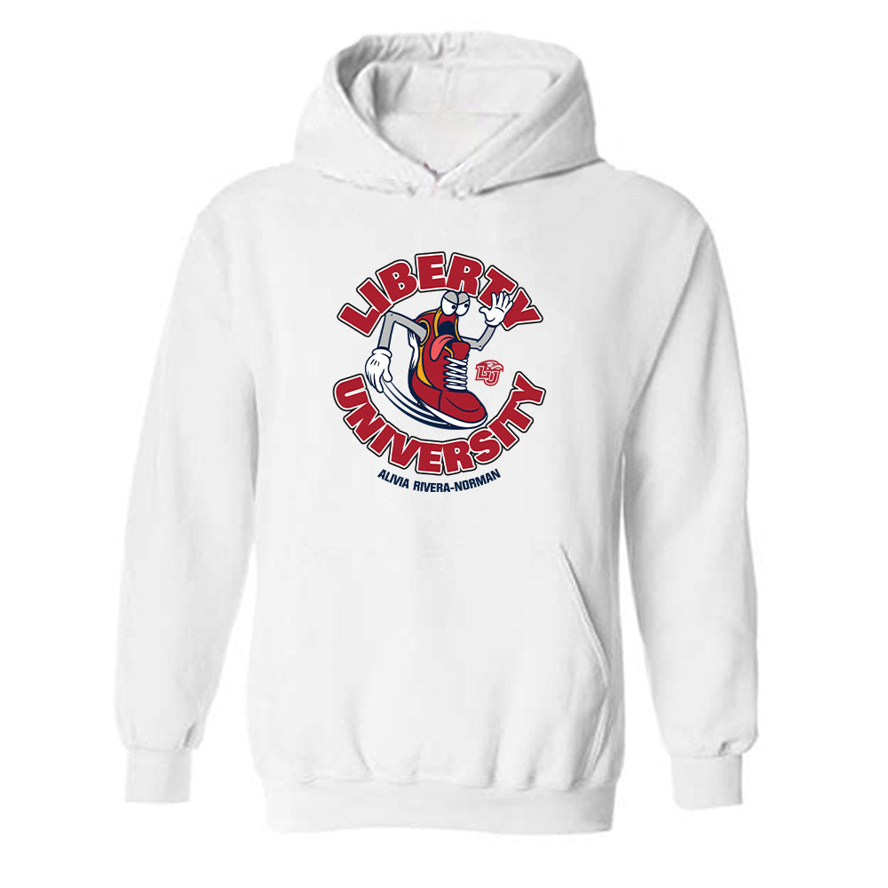 Liberty - NCAA Women's Track & Field : Alivia Rivera-Norman - Fashion Shersey Hooded Sweatshirt-0