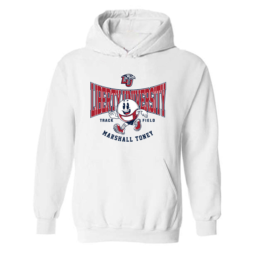 Liberty - NCAA Men's Track & Field : Marshall Toney - Fashion Shersey Hooded Sweatshirt-0