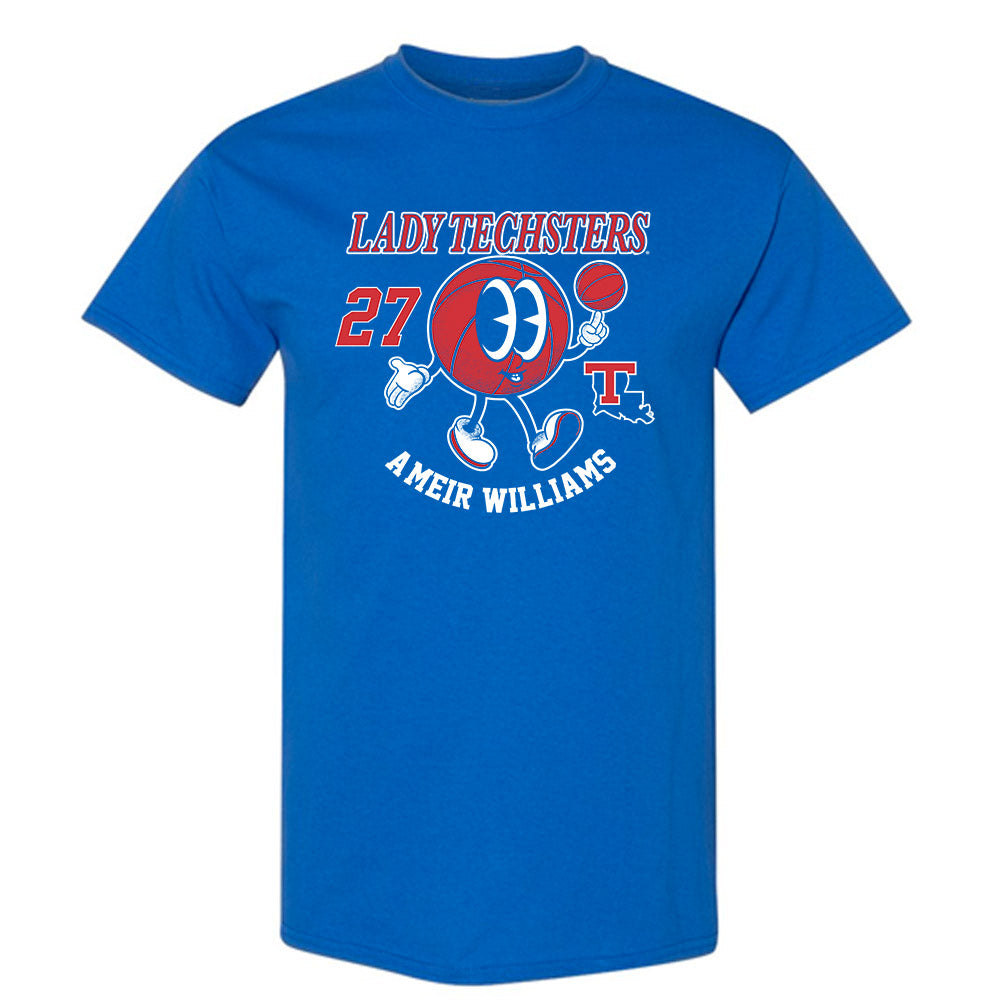 LA Tech - NCAA Men's Basketball : A'Meir Williams - Fashion Shersey T-Shirt-0