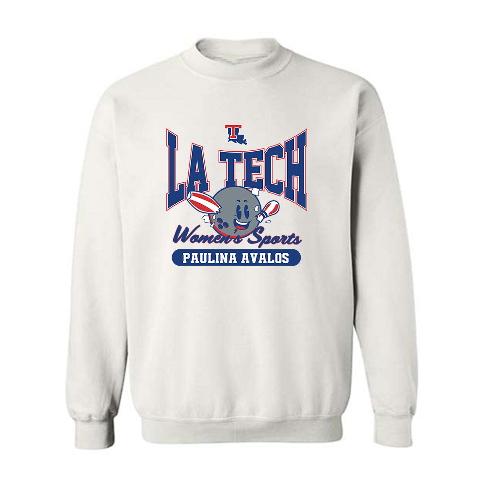 LA Tech - NCAA Women's Bowling : Paulina Avalos - Fashion Shersey Crewneck Sweatshirt-0
