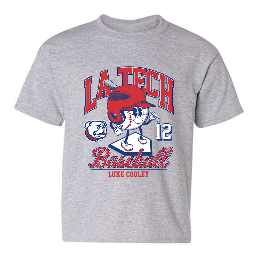 LA Tech - NCAA Baseball : Luke Cooley - Fashion Shersey Youth T-Shirt-0