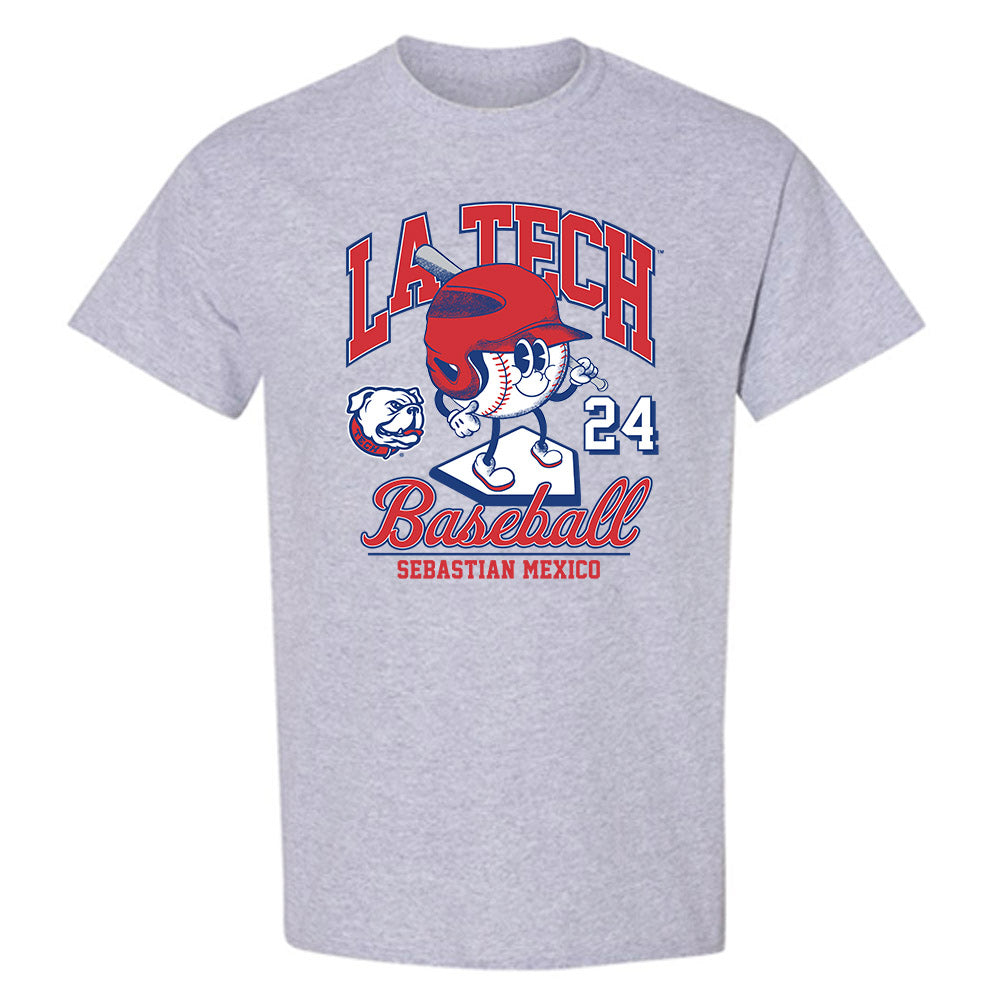 LA Tech - NCAA Baseball : Sebastian Mexico - Fashion Shersey T-Shirt-0