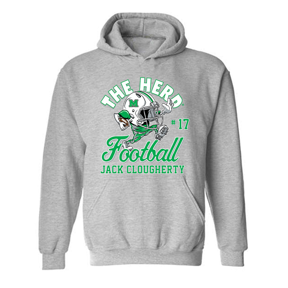 Marshall - NCAA Football : Jack Clougherty - Hooded Sweatshirt-0