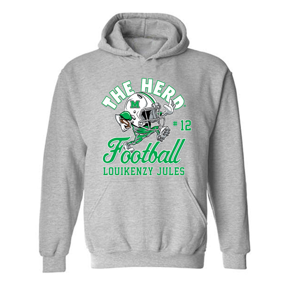 Marshall - NCAA Football : Louikenzy Jules - Hooded Sweatshirt-0