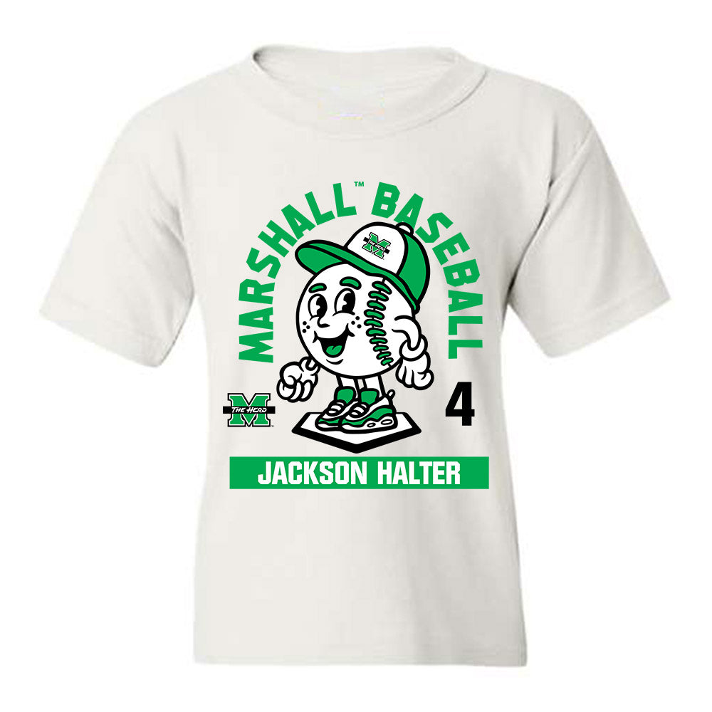Marshall - NCAA Baseball : Jackson Halter - Fashion Shersey Youth T-Shirt