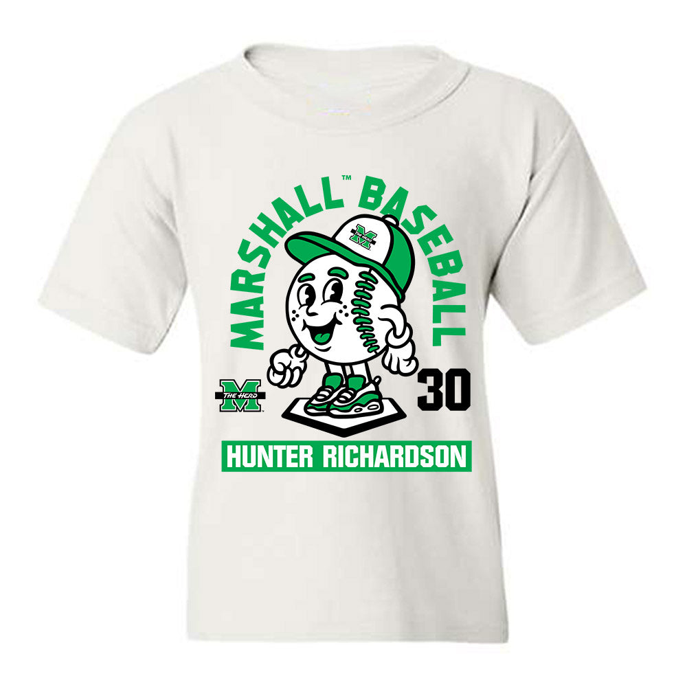 Marshall - NCAA Baseball : Hunter Richardson - Fashion Shersey Youth T-Shirt-0