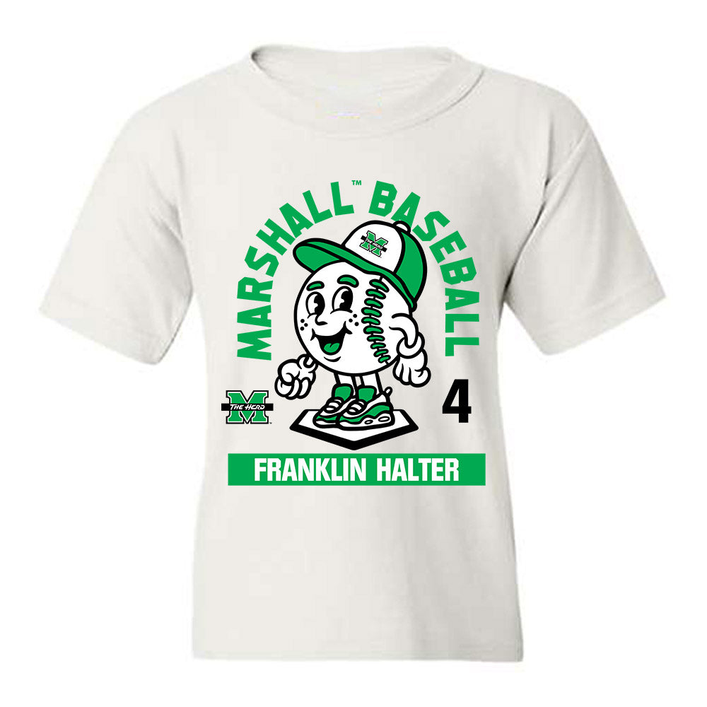 Marshall - NCAA Baseball : Franklin Halter - Fashion Shersey Youth T-Shirt-0