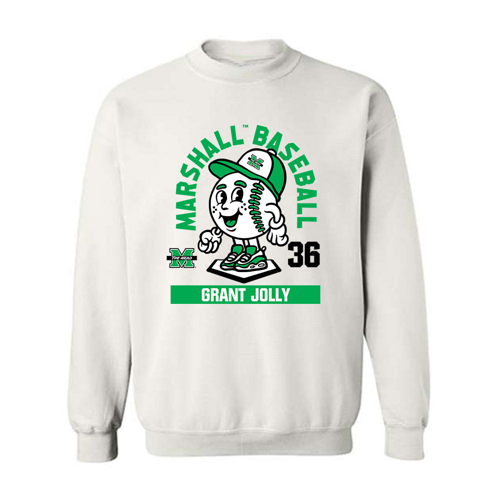 Marshall - NCAA Baseball : Grant Jolly - Fashion Shersey Crewneck Sweatshirt-0