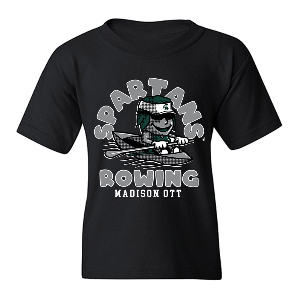 Michigan State - NCAA Women's Rowing : Madison Ott - Fashion Shersey Youth T-Shirt-0