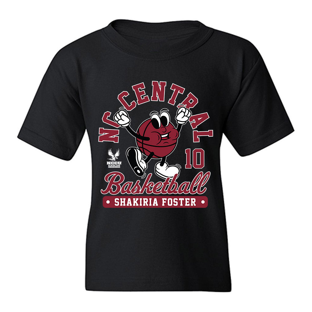 NCCU - NCAA Women's Basketball : Shakiria Foster - Youth T-Shirt-0