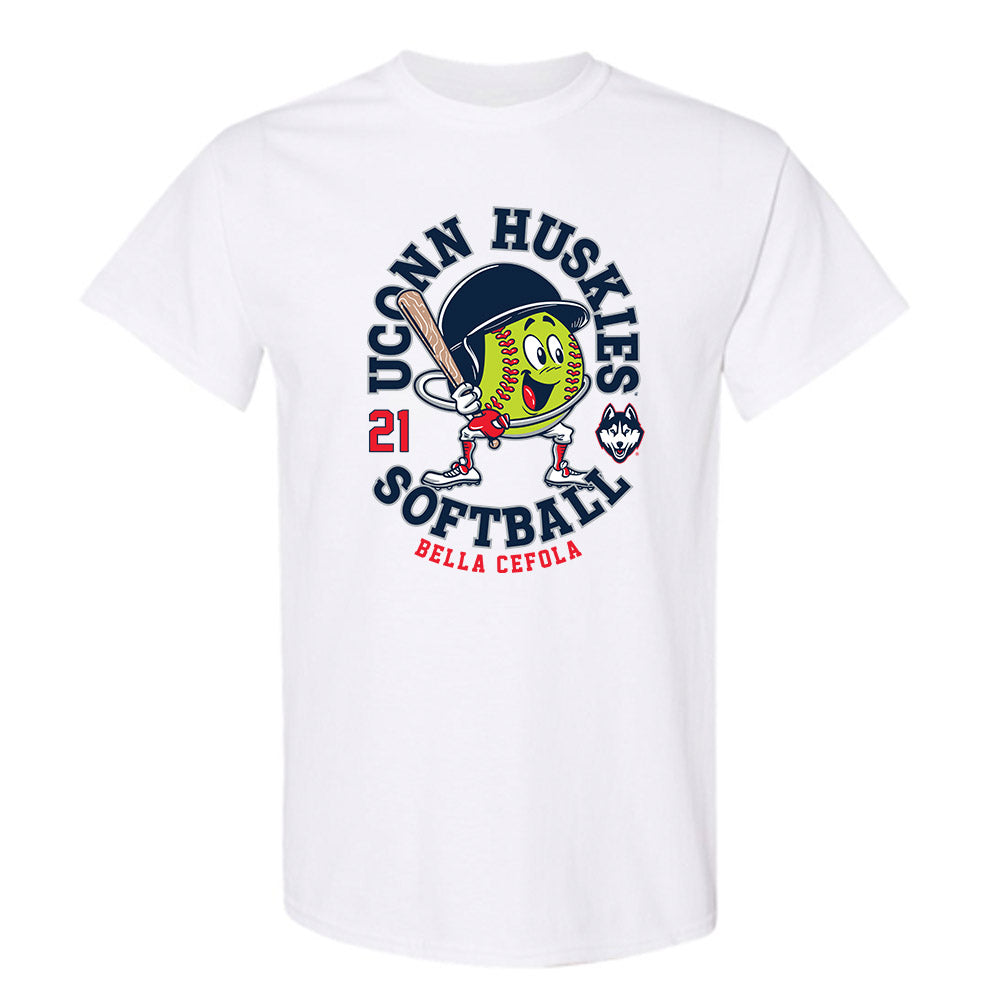 UConn - NCAA Softball : Bella Cefola - Fashion Shersey T-Shirt-0