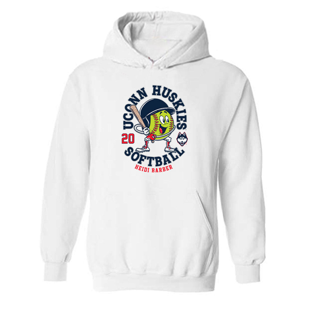 UConn - NCAA Softball : Heidi Barber - Fashion Shersey Hooded Sweatshirt