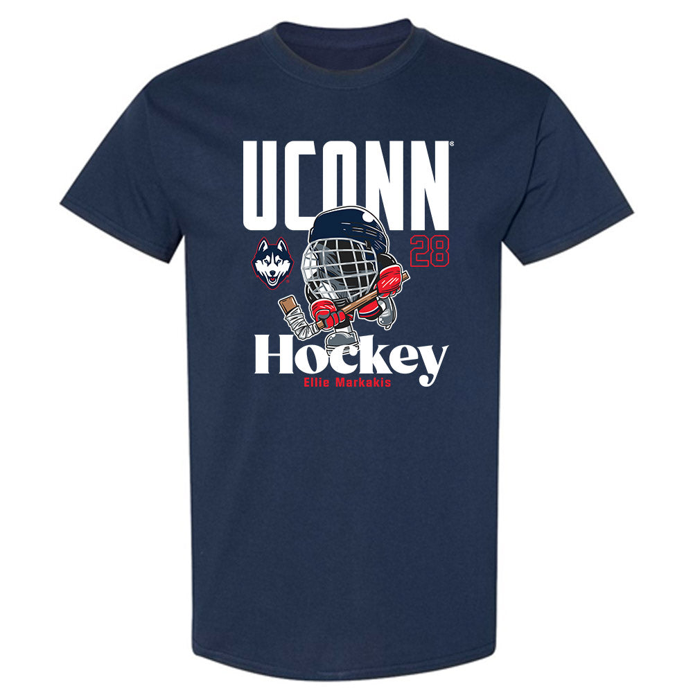 UConn - NCAA Women's Ice Hockey : Ellie Markakis - Fashion Shersey T-Shirt-0