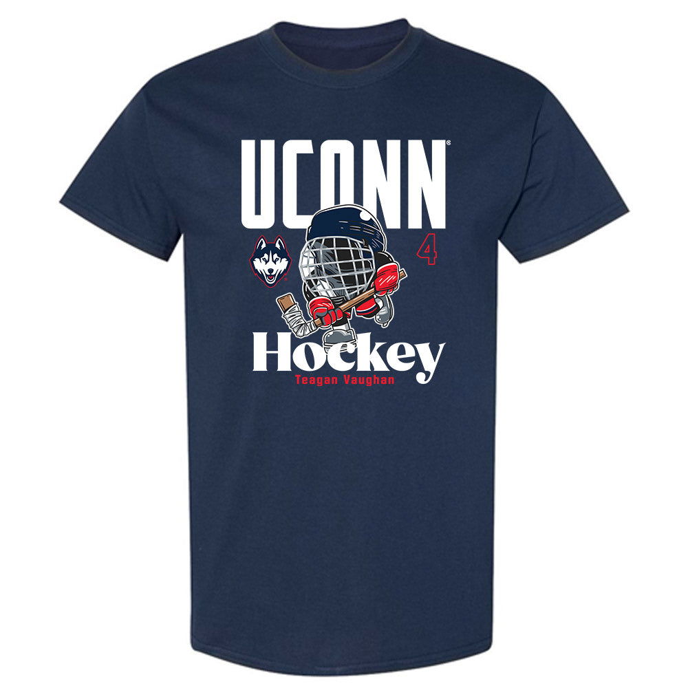 UConn - NCAA Women's Ice Hockey : Teagan Vaughan - Fashion Shersey T-Shirt-0