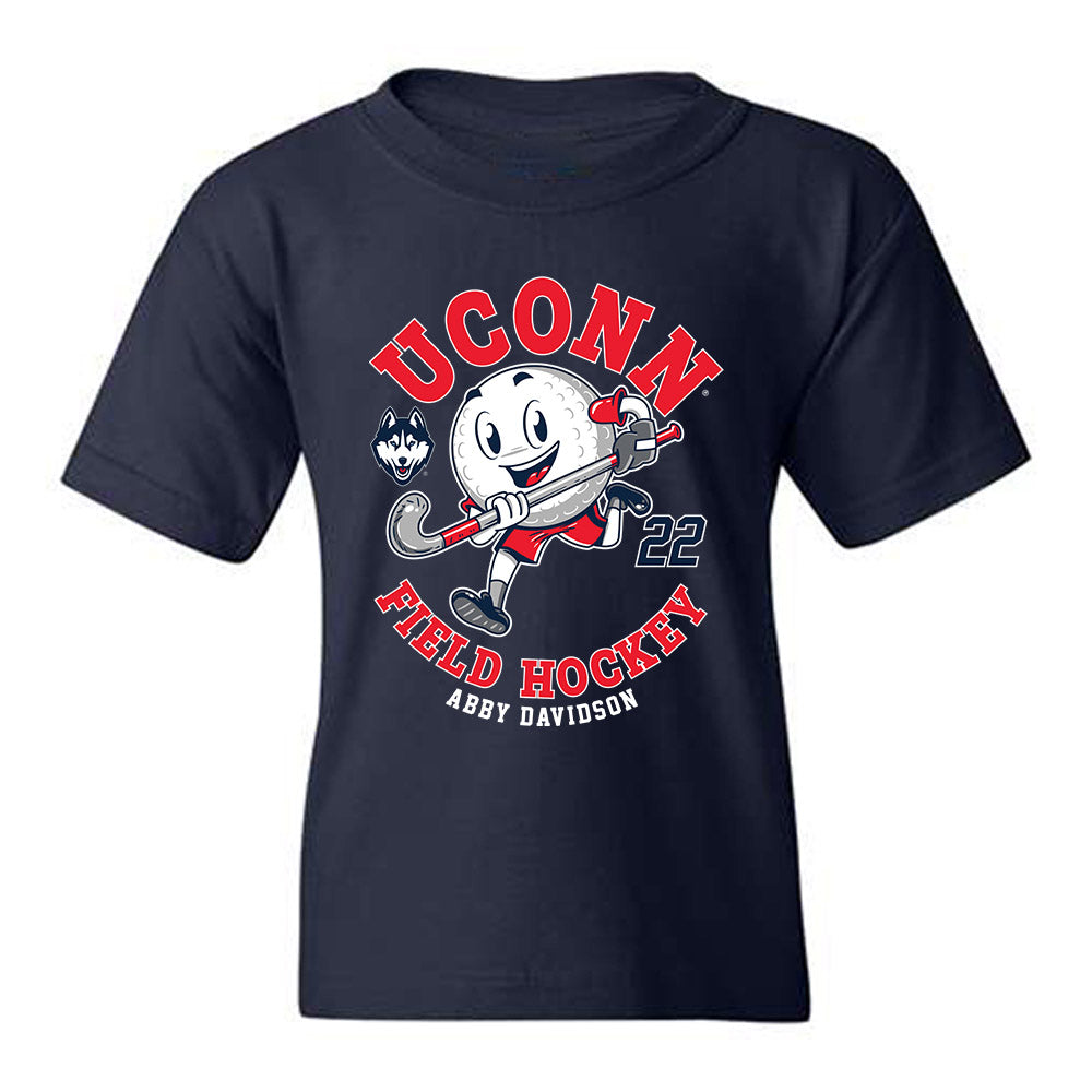 UConn - NCAA Women's Field Hockey : Abby Davidson - Fashion Shersey Youth T-Shirt-0