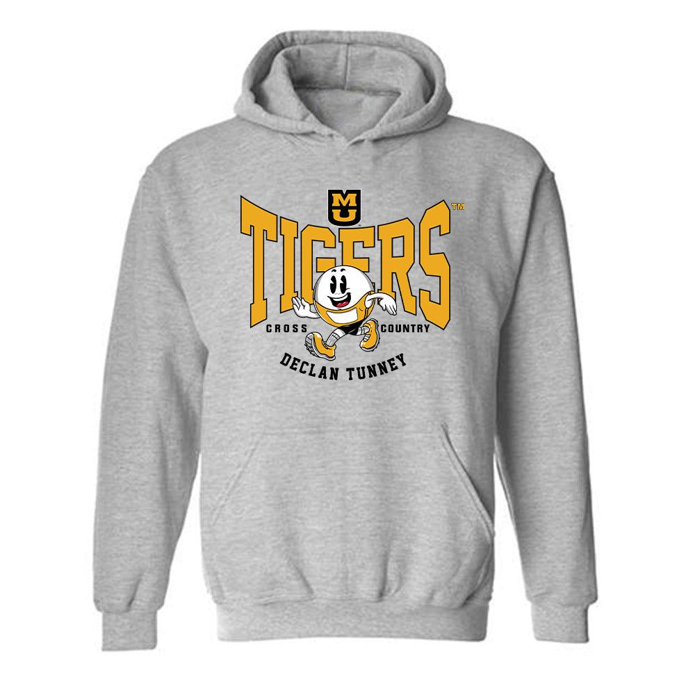 Missouri - NCAA Men's Cross Country : Declan Tunney - Fashion Shersey Hooded Sweatshirt-0