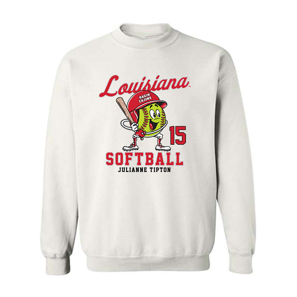 Louisiana - NCAA Softball : Julianne Tipton - Fashion Shersey Crewneck Sweatshirt-0