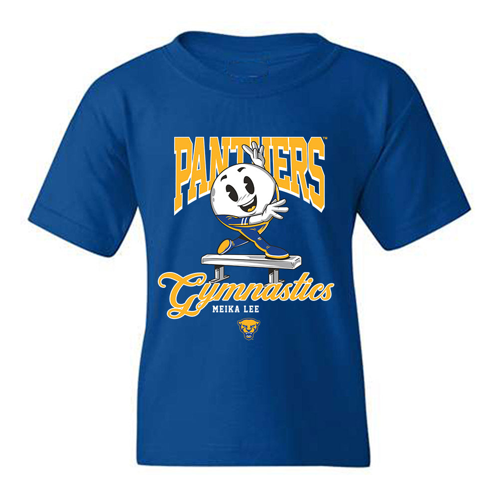 Pittsburgh - NCAA Women's Gymnastics : Meika Lee - Fashion Shersey Youth T-Shirt-0