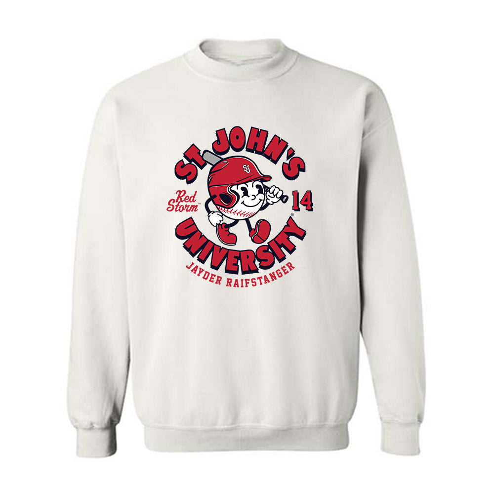St. Johns - NCAA Baseball : Jayder Raifstanger - Fashion Shersey Crewneck Sweatshirt-0