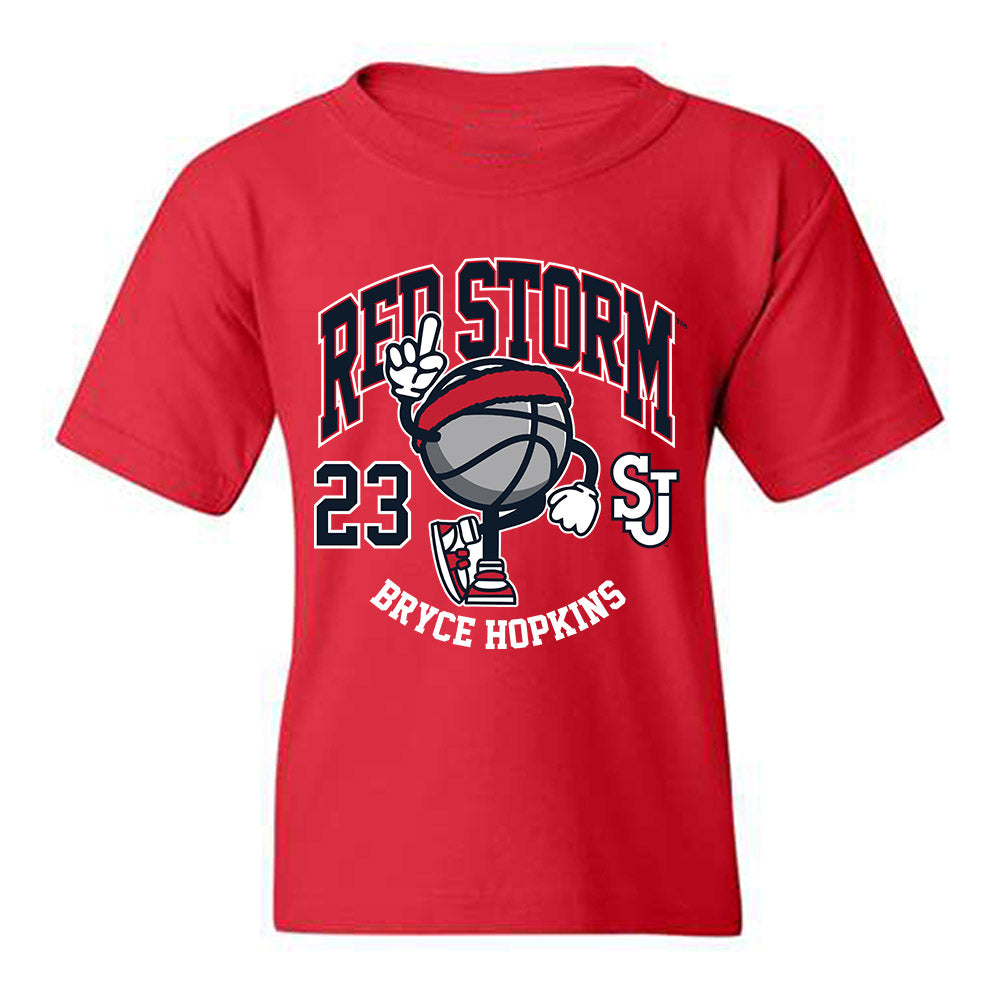 St. Johns - NCAA Men's Basketball : Bryce Hopkins - Fashion Shersey Youth T-Shirt-0