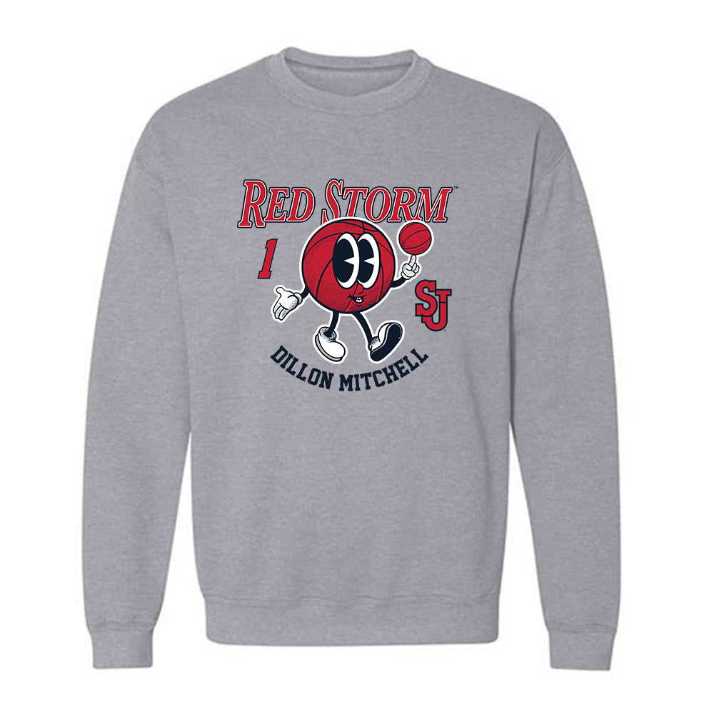 St. Johns - NCAA Men's Basketball : Dillon Mitchell - Fashion Shersey Crewneck Sweatshirt-0