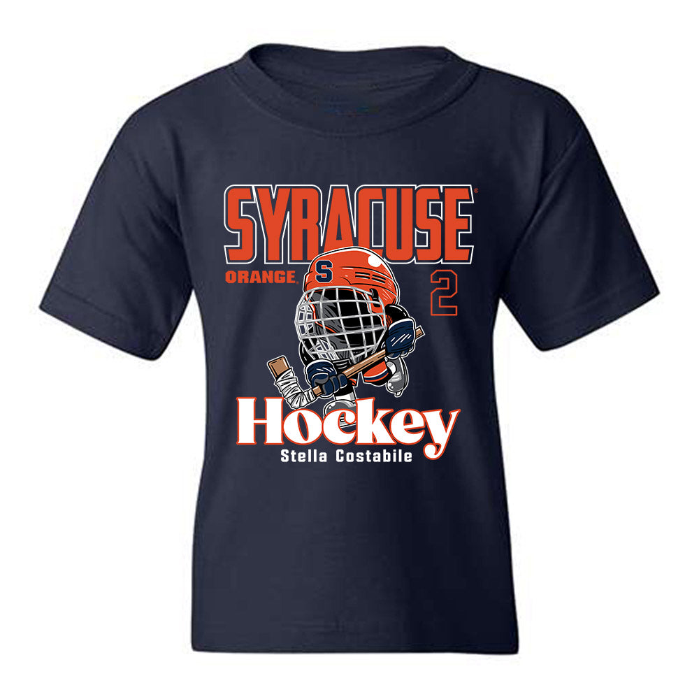 Syracuse - NCAA Women's Ice Hockey : Stella Costabile - Fashion Shersey Youth T-Shirt-0