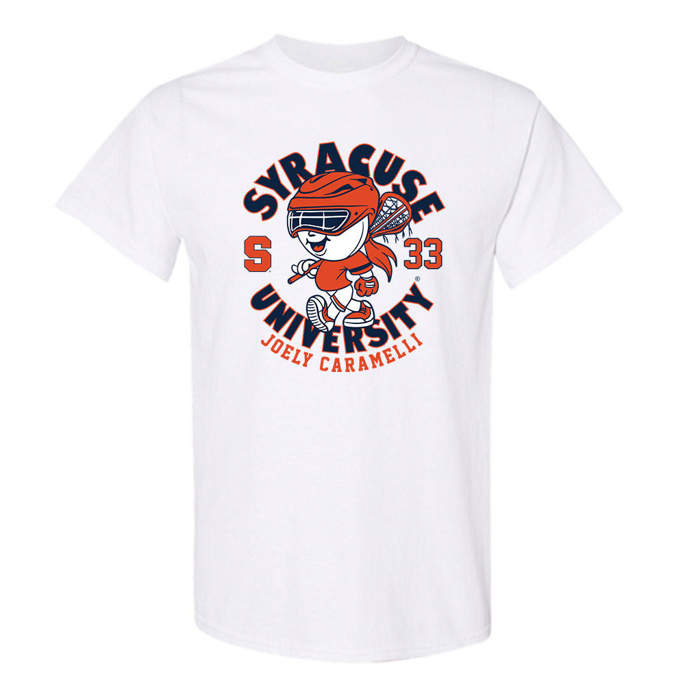 Syracuse - NCAA Women's Lacrosse : Joely Caramelli - Fashion Shersey T-Shirt-0