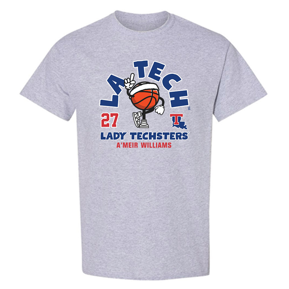 LA Tech - NCAA Men's Basketball : A'Meir Williams - Fashion Shersey T-Shirt-0