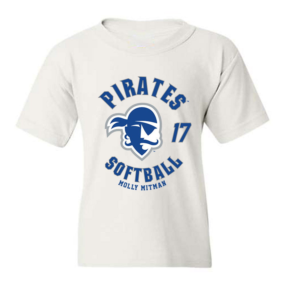 Seton Hall - NCAA Softball : Molly Mitman - Fashion Shersey Youth T-Shirt-0