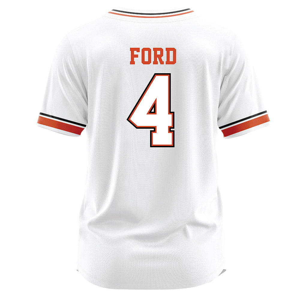 Campbell - NCAA Softball : Madison Ford - White Jersey-1