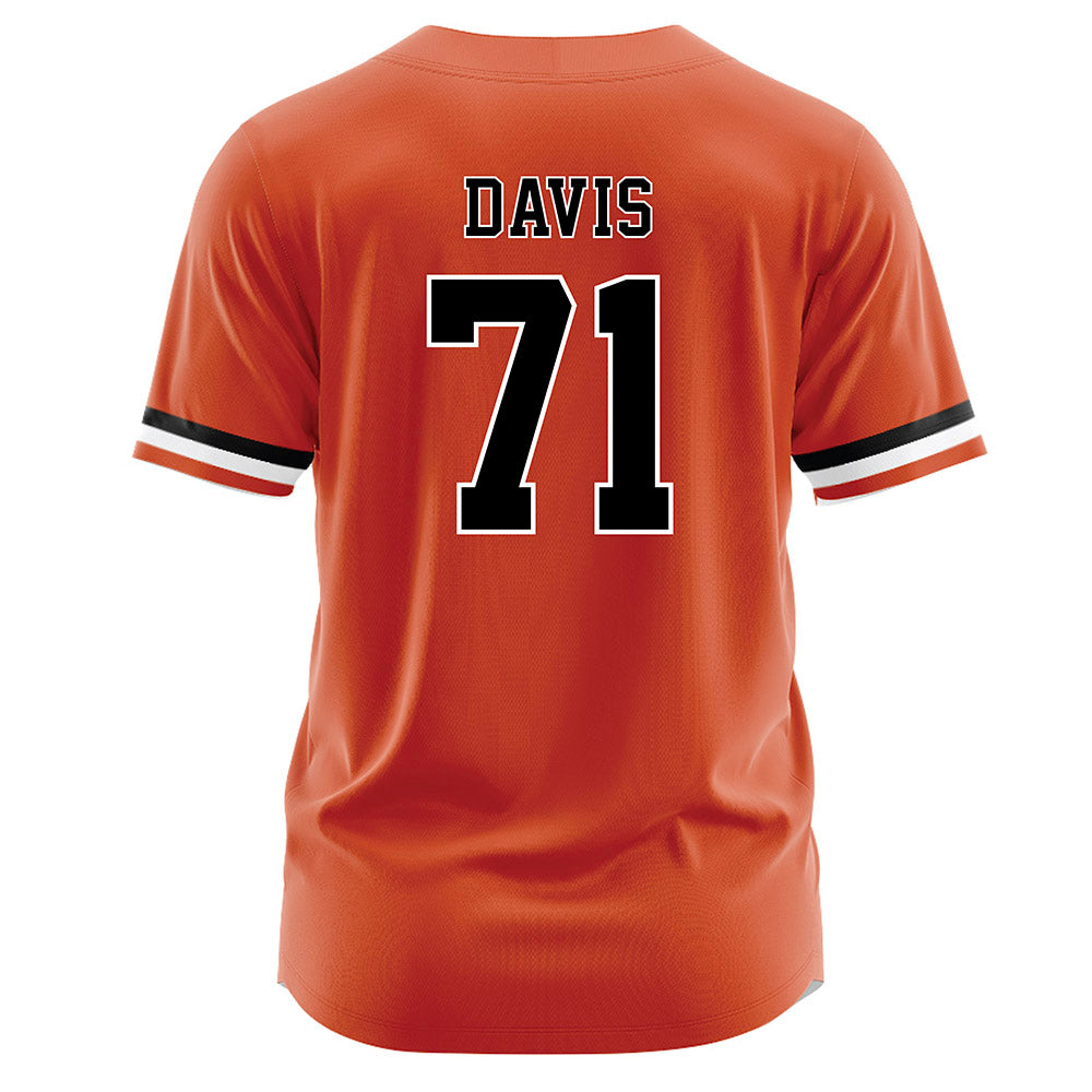 Campbell - NCAA Softball : Devin Davis - Orange Jersey-1