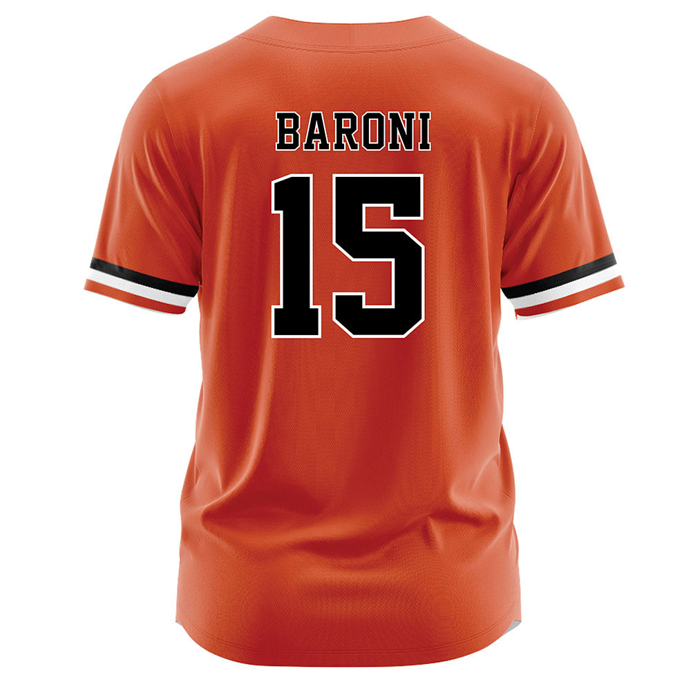 Campbell - NCAA Softball : Cassiti Baroni - Orange Jersey-1