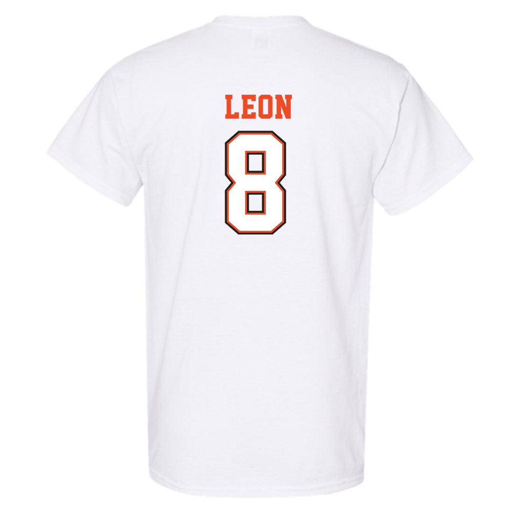 Campbell - NCAA Softball : Megan Leon - Replica Shersey T-Shirt-1