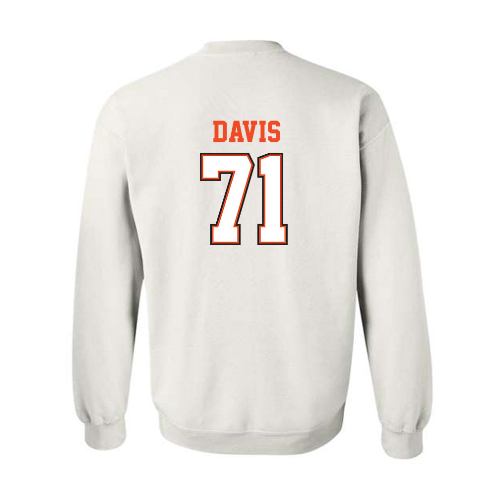 Campbell - NCAA Softball : Devin Davis - Replica Shersey Crewneck Sweatshirt-1