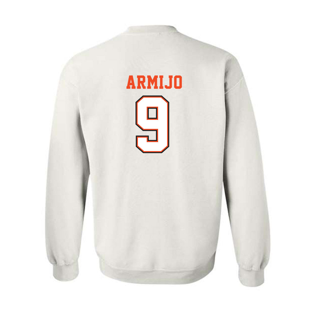 Campbell - NCAA Softball : Alyssa Armijo - Replica Shersey Crewneck Sweatshirt-1
