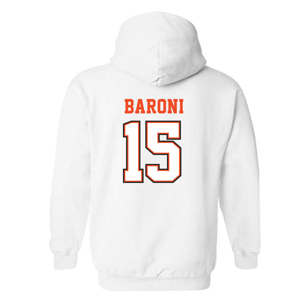 Campbell - NCAA Softball : Cassiti Baroni - Replica Shersey Hooded Sweatshirt-1