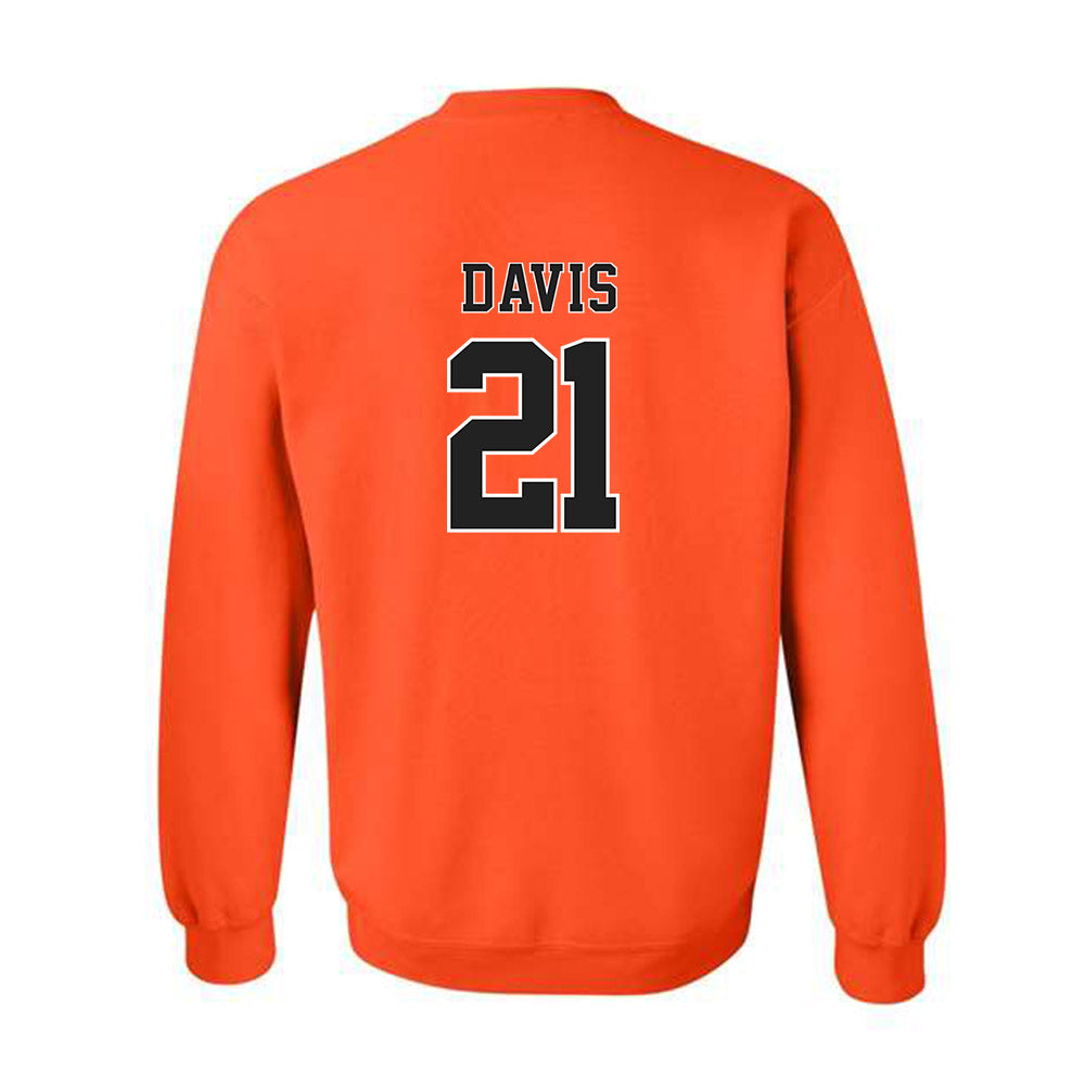 Campbell - NCAA Softball : livie davis - Replica Shersey Crewneck Sweatshirt-1