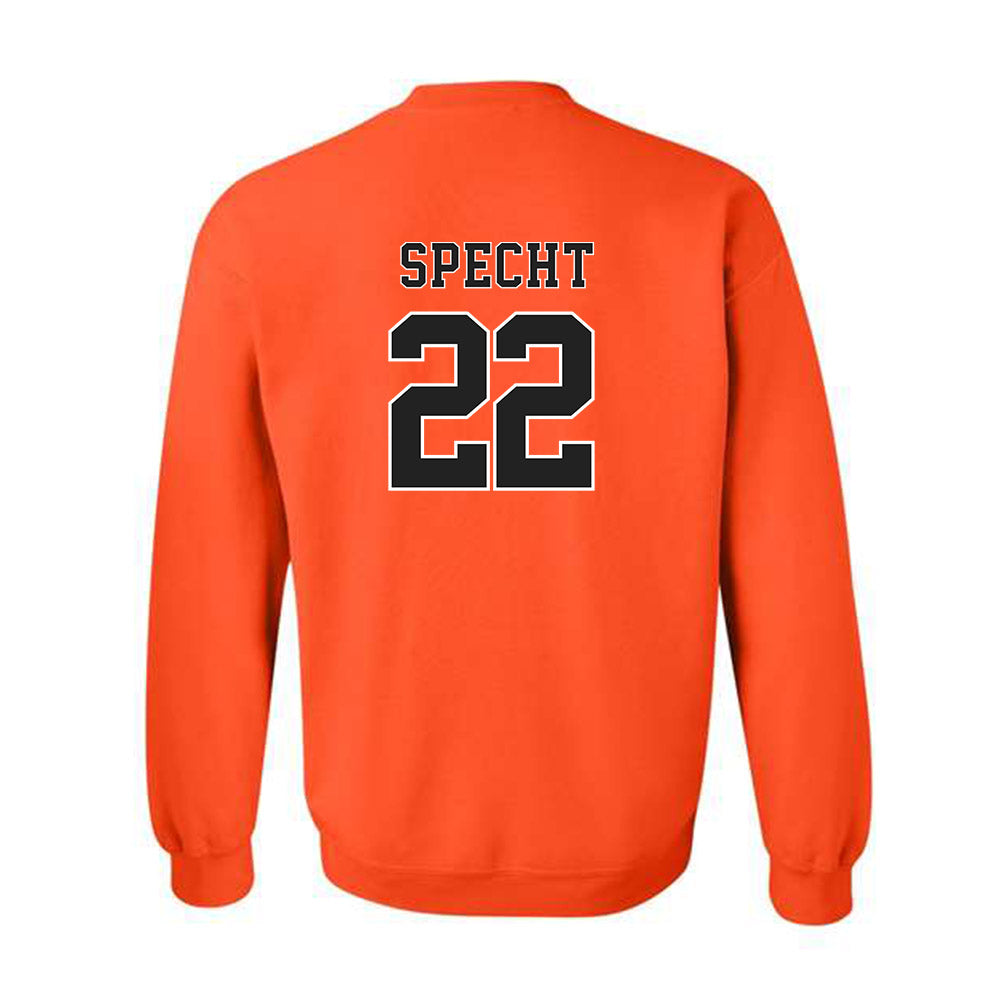 Campbell - NCAA Softball : Kylie Specht - Replica Shersey Crewneck Sweatshirt-1