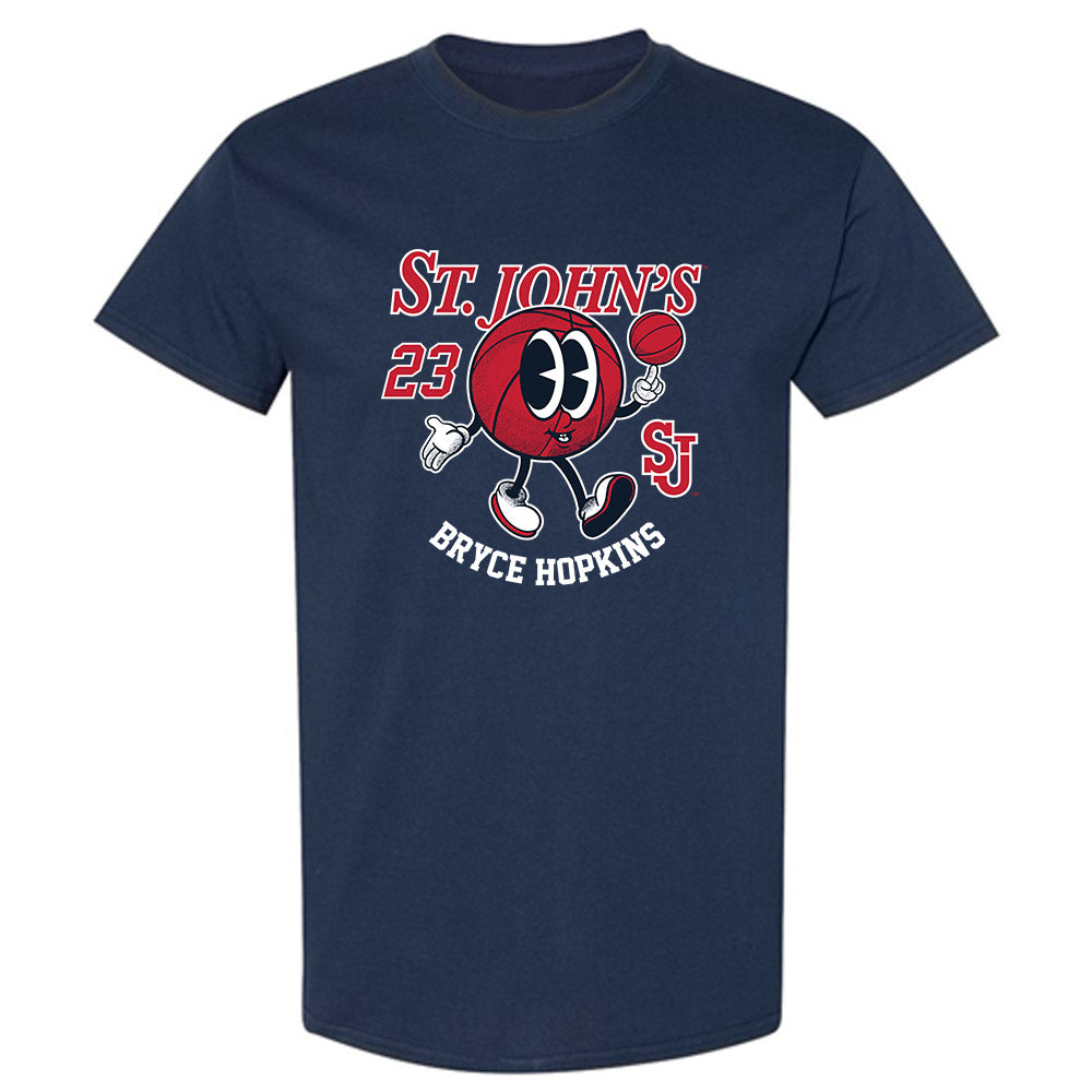 St. Johns - NCAA Men's Basketball : Bryce Hopkins - Fashion Shersey T-Shirt-0