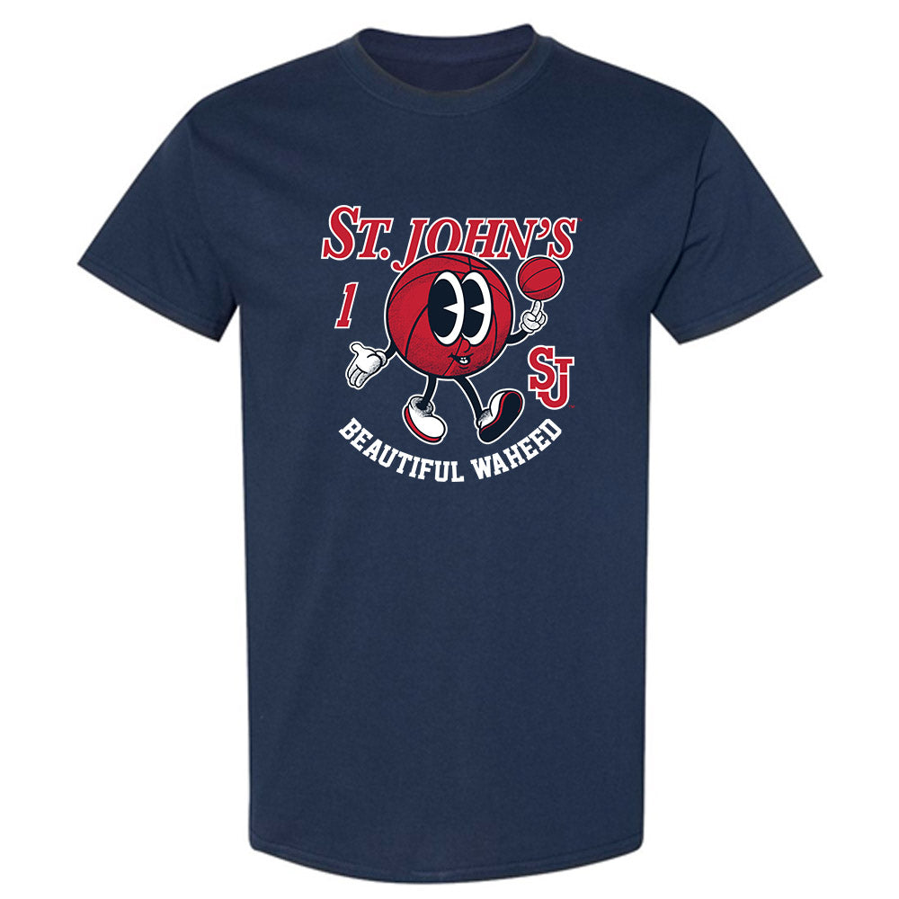 St. Johns - NCAA Women's Basketball : Beautiful Waheed - Fashion Shersey T-Shirt-0