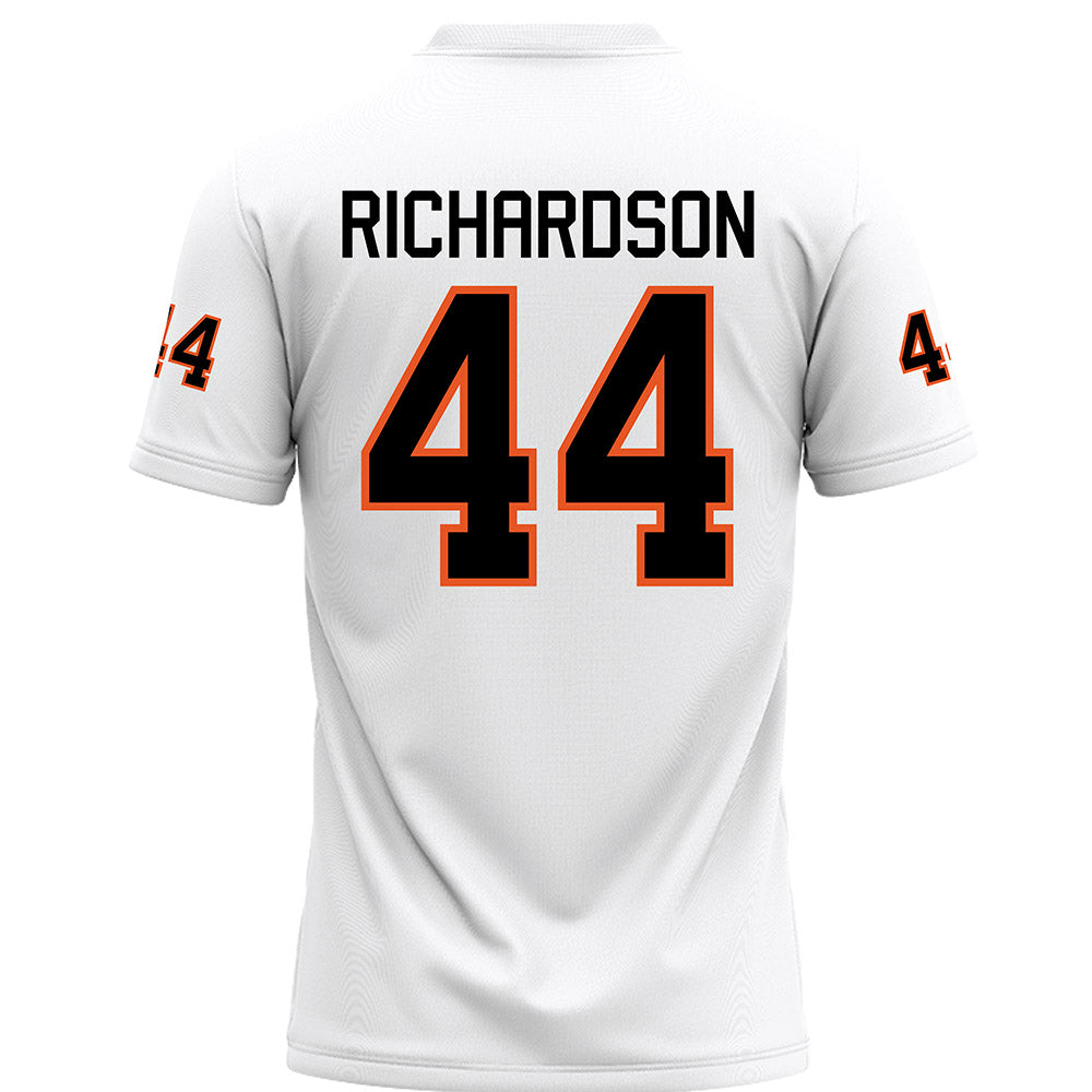 UTPB - NCAA Football : Zamir Richardson - White Football Jersey-1