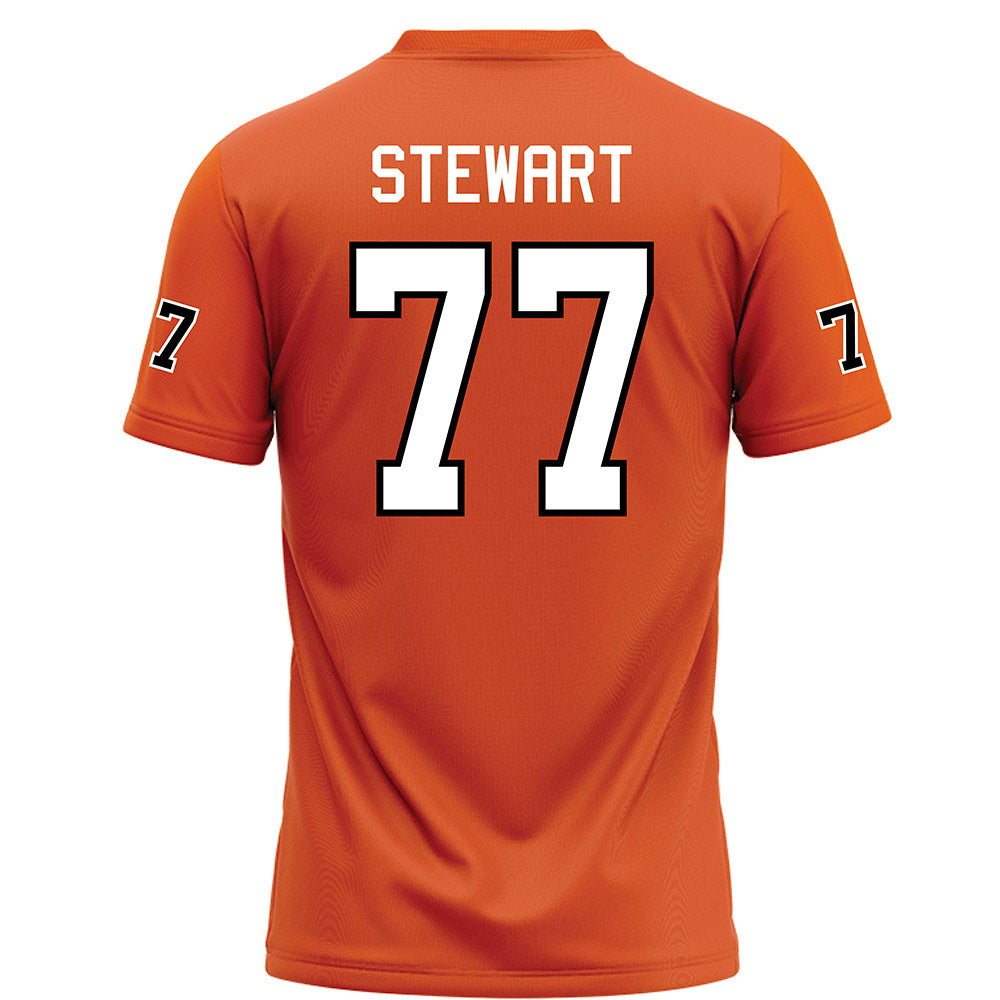 UTPB - NCAA Football : Braylon Stewart - Orange Football Jersey-1