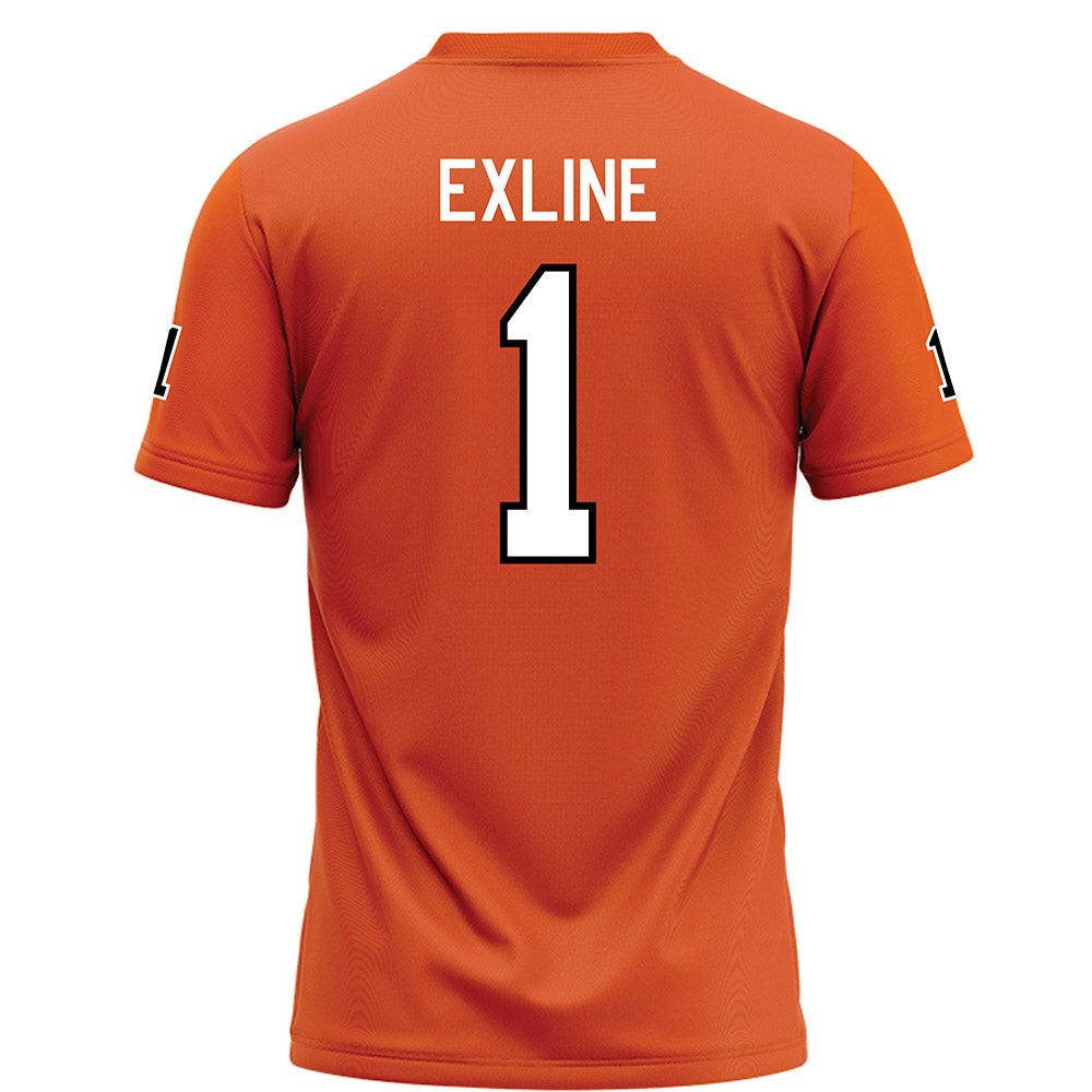 UTPB - NCAA Football : Tristan Exline - Orange Football Jersey-1