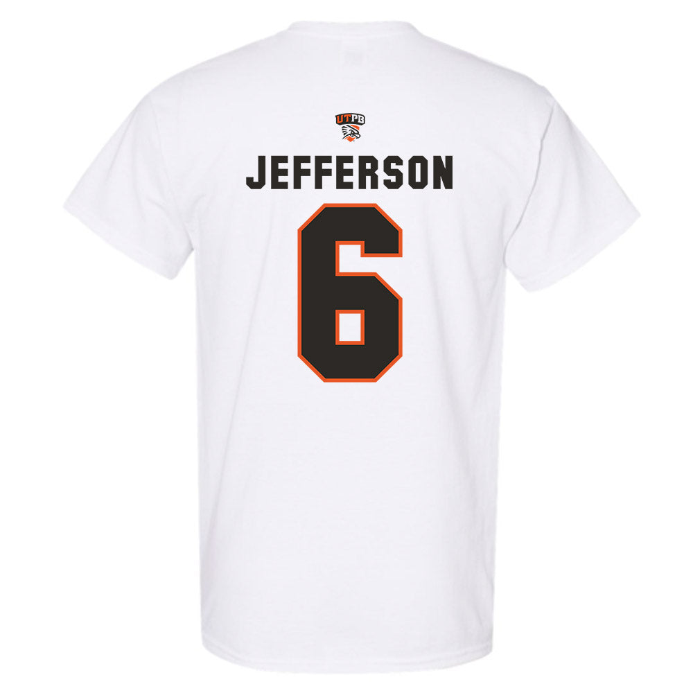 UTPB - NCAA Football : Jalani Jefferson - Replica Shersey T-Shirt-1